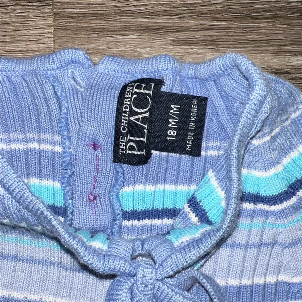 GAP infants Sweater in Blue and White Stripes 18 months